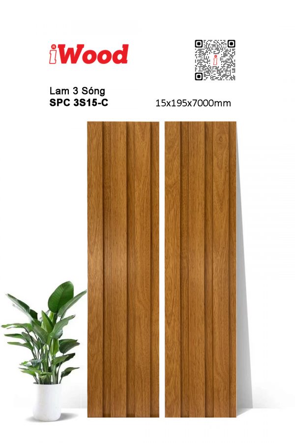 Tấm ốp iWood SPC 3S15-C