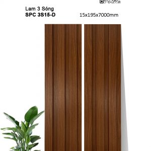Tấm ốp lam sóng iWood SPC 3S15-D