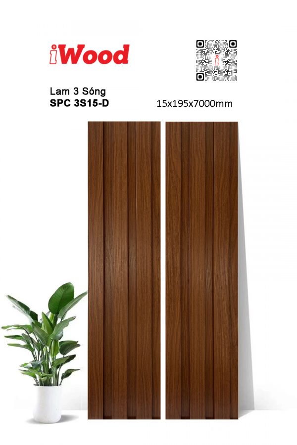 Tấm ốp iWood SPC 3S15-D