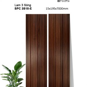 Tấm ốp lam sóng iWood SPC 3S15-E