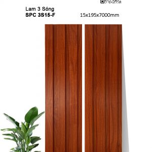 Tấm ốp lam sóng iWood SPC 3S15-F