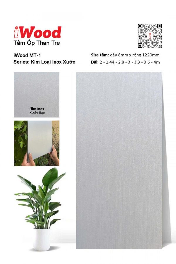 Tấm Ốp Inox Xước Kim Loại