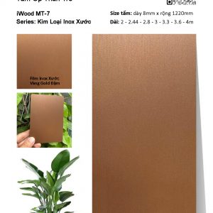 Tấm Than Tre Film Inox Xước MT-7