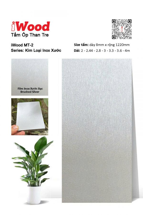 Tấm Ốp Inox Xước Kim Loại