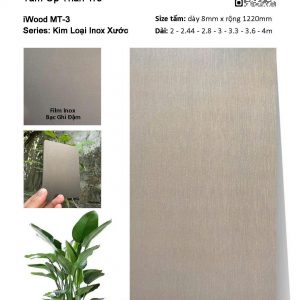 Tấm Than Tre Film Inox Xước MT-3