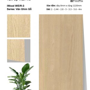 Tấm Than Tre Vân Ghim Gỗ WEiR-3