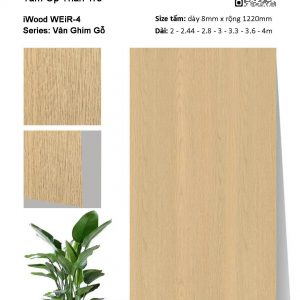 Tấm Than Tre Vân Ghim Gỗ WEiR-4