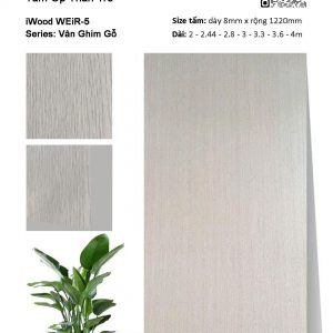 Tấm Than Tre Vân Ghim Gỗ WEiR-5