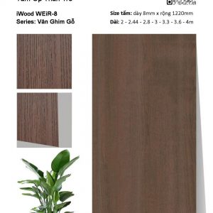 Tấm Than Tre Vân Ghim Gỗ WEiR-8