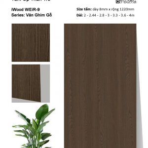 Tấm Than Tre Vân Ghim Gỗ WEiR-9