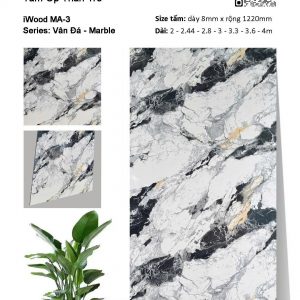 Tấm ốp than tre vân đá MA-3