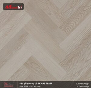 Sàn gỗ 3K ART Z8 68