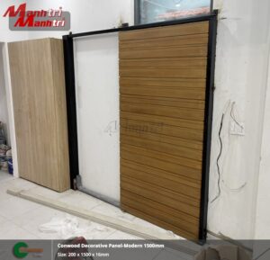 Tấm xi măng Conwood Decorative Panel-Modern 1500mm ốp cửa lùa