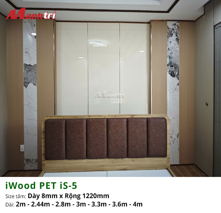 Tấm ốp than tre iWood PET iS-5