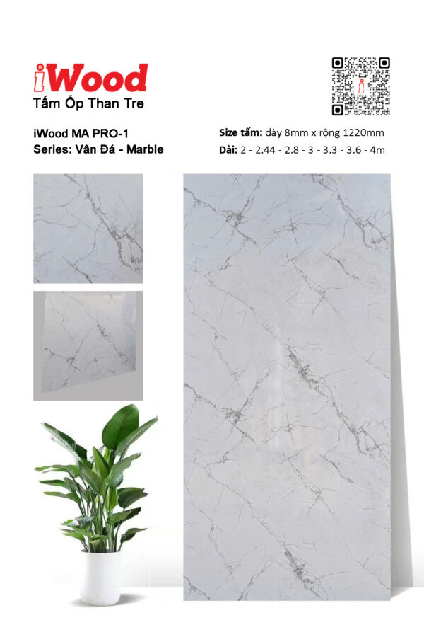 Tấm ốp than tre vân đá MA PRO-1
