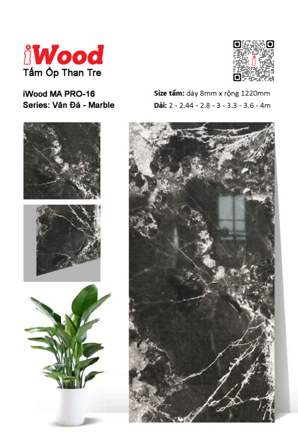 Tấm ốp than tre vân đá MA PRO-16