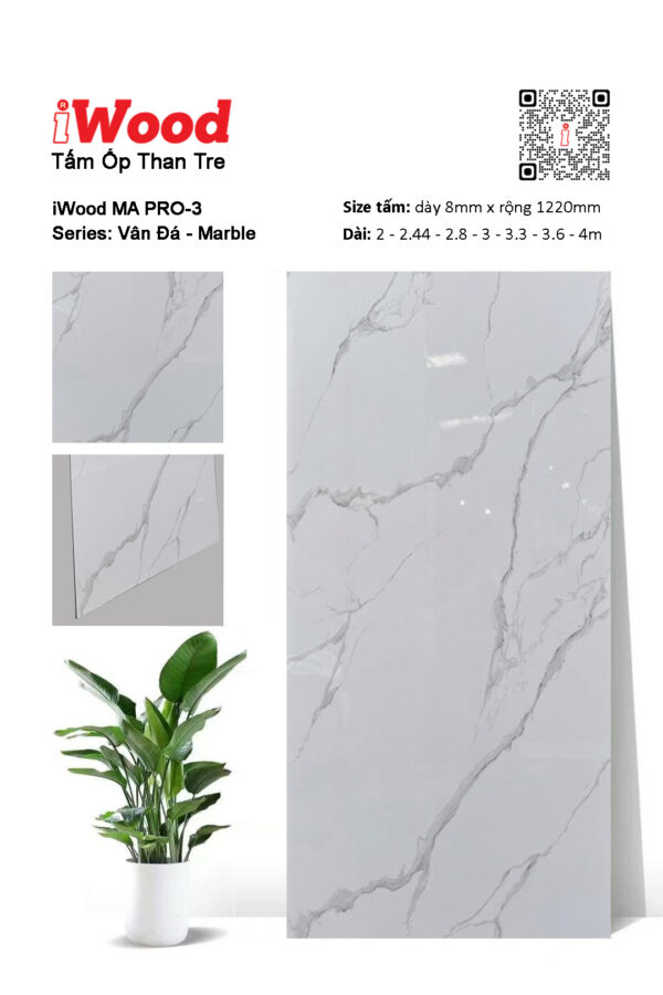 Tấm ốp than tre vân đá MA PRO-3