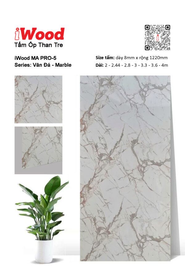 Tấm ốp than tre vân đá MA PRO-5