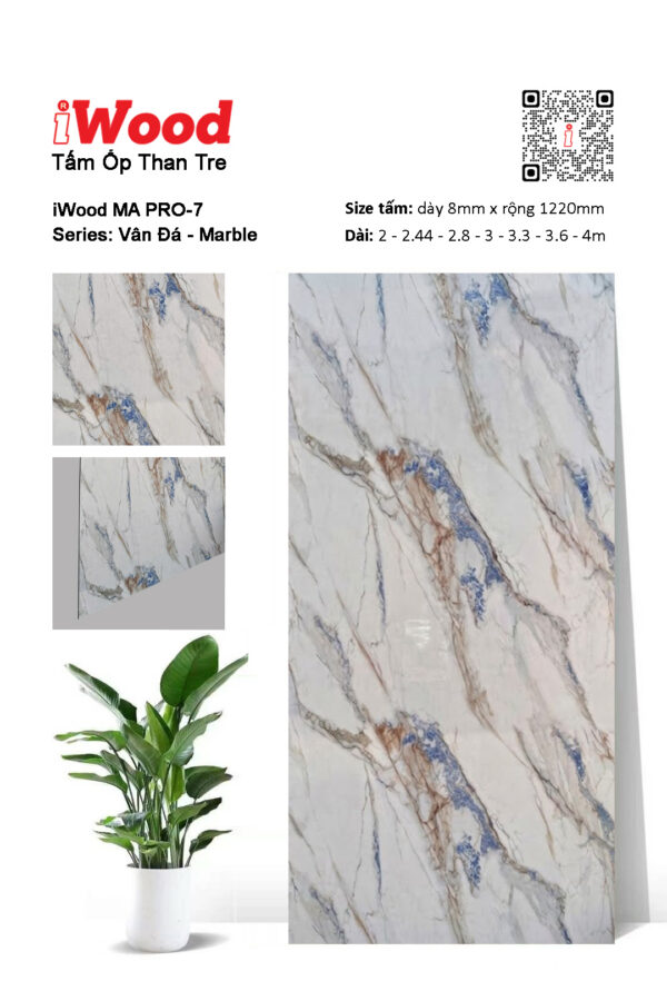 Tấm ốp than tre vân đá MA PRO-7