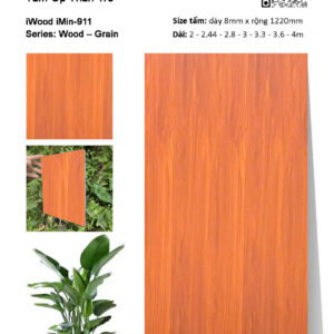 Tấm Than Tre Film Vân Gỗ iMin-911