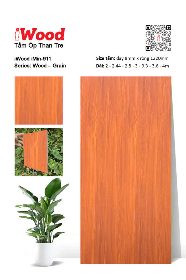 Tấm Than Tre Film Vân Gỗ